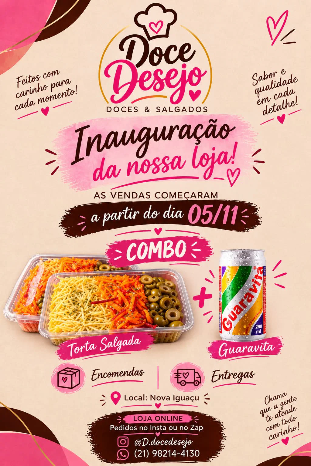 COMBO TORTA + GUARAVITA!