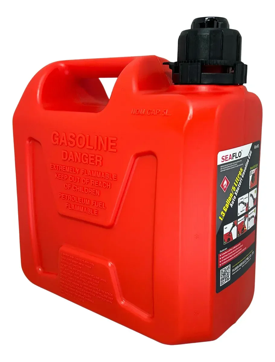 Tanque De Gasolina Galão 5l Transporte Combustível C/ Bico – foto 4