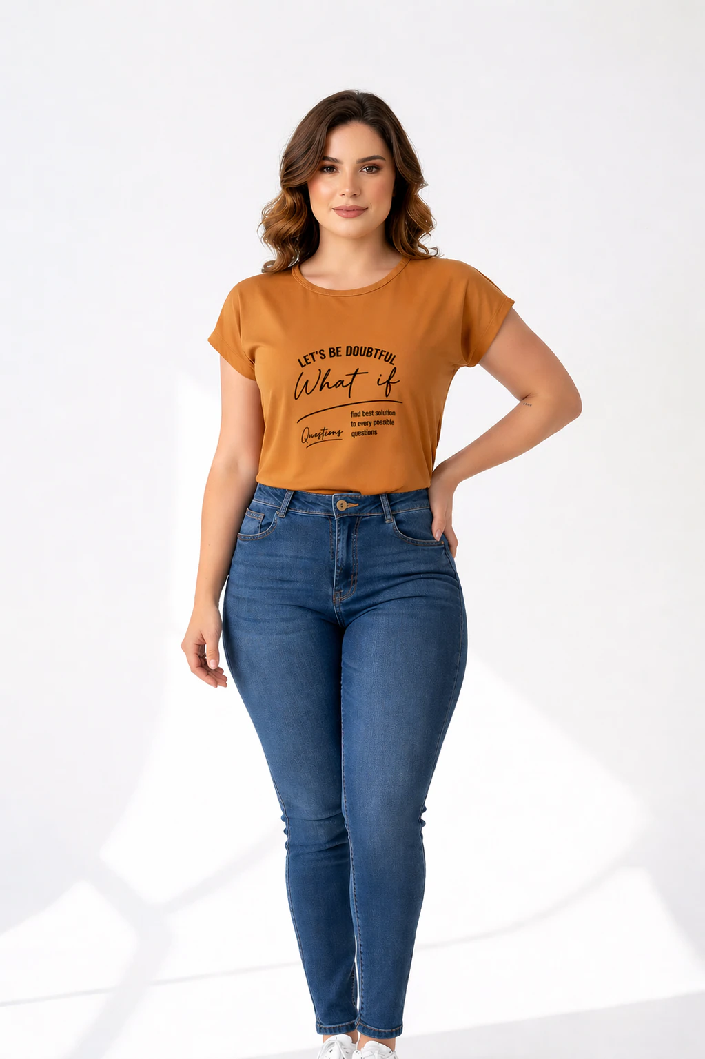 BLUSA FEMININA VISCOLYCRA  - LETS BE DOUBTFUL – foto 2