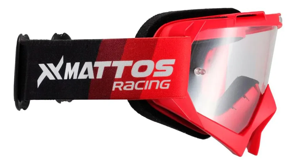 Óculos Motocross Mattos Racing Terra Transparente – foto 8