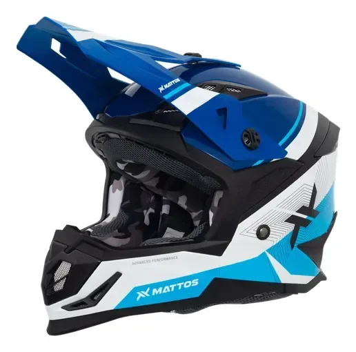 Capacete Mattos Racing Echoes Motocross Trilha Enduro – foto 7