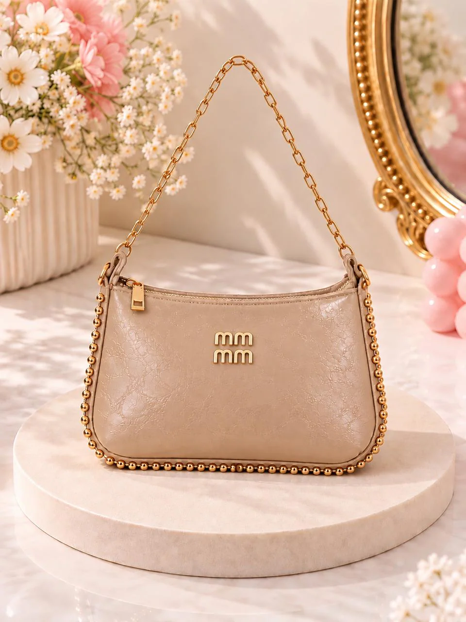 Bolsa Baguete com Corrente