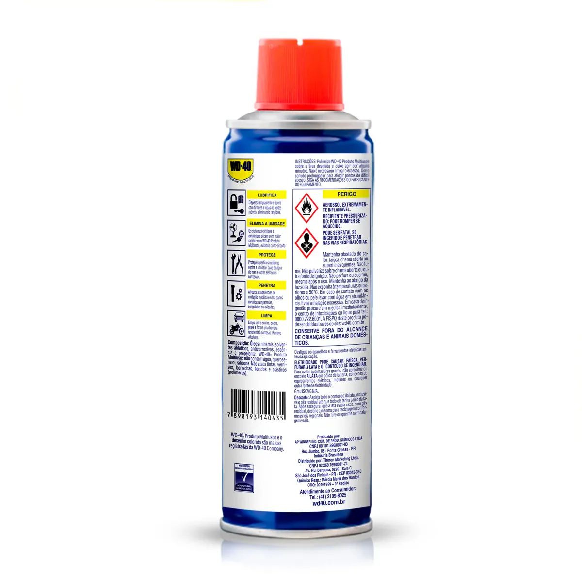 Wd40 Lubrificante Desengripante Multiuso Spray 300ml Wd-40 – foto 3