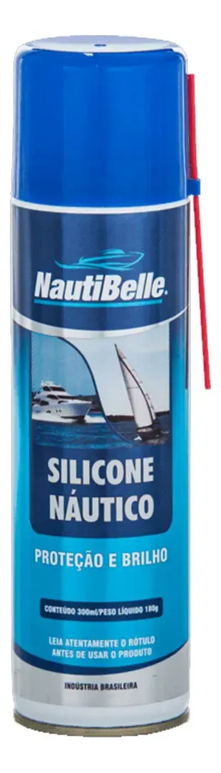 Silicone Spray Nautico 300ml Protege Partes Náuticas Nautibelle