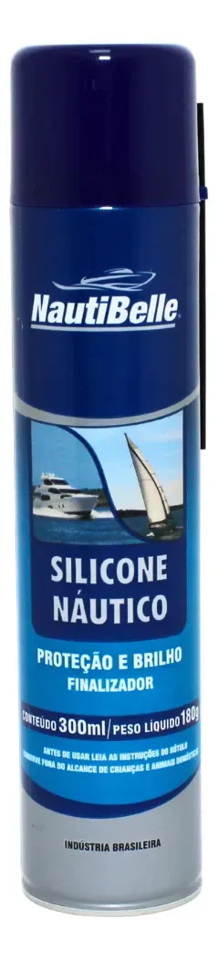 Spray Silicone Náutico Nautibelle 300ml Proteção UV