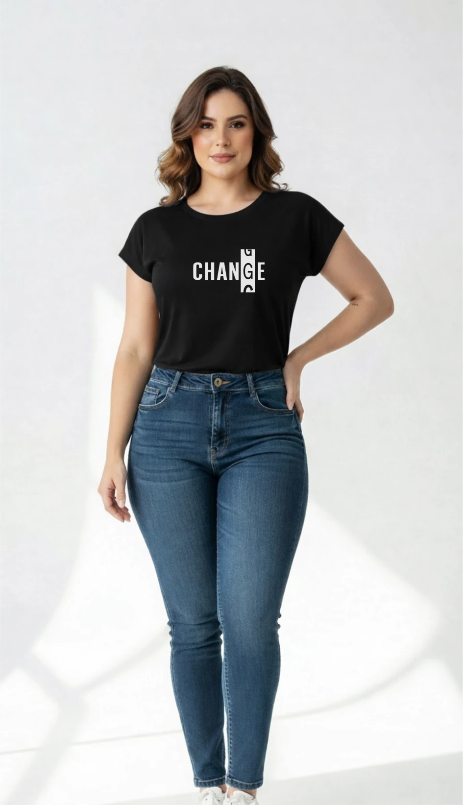 BLUSA FEMININA VISCOLYCRA  - CHANGE