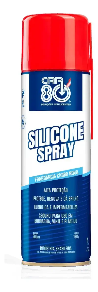 Silicone Spray Para Borrachas De Portas E Canaletas Car 80