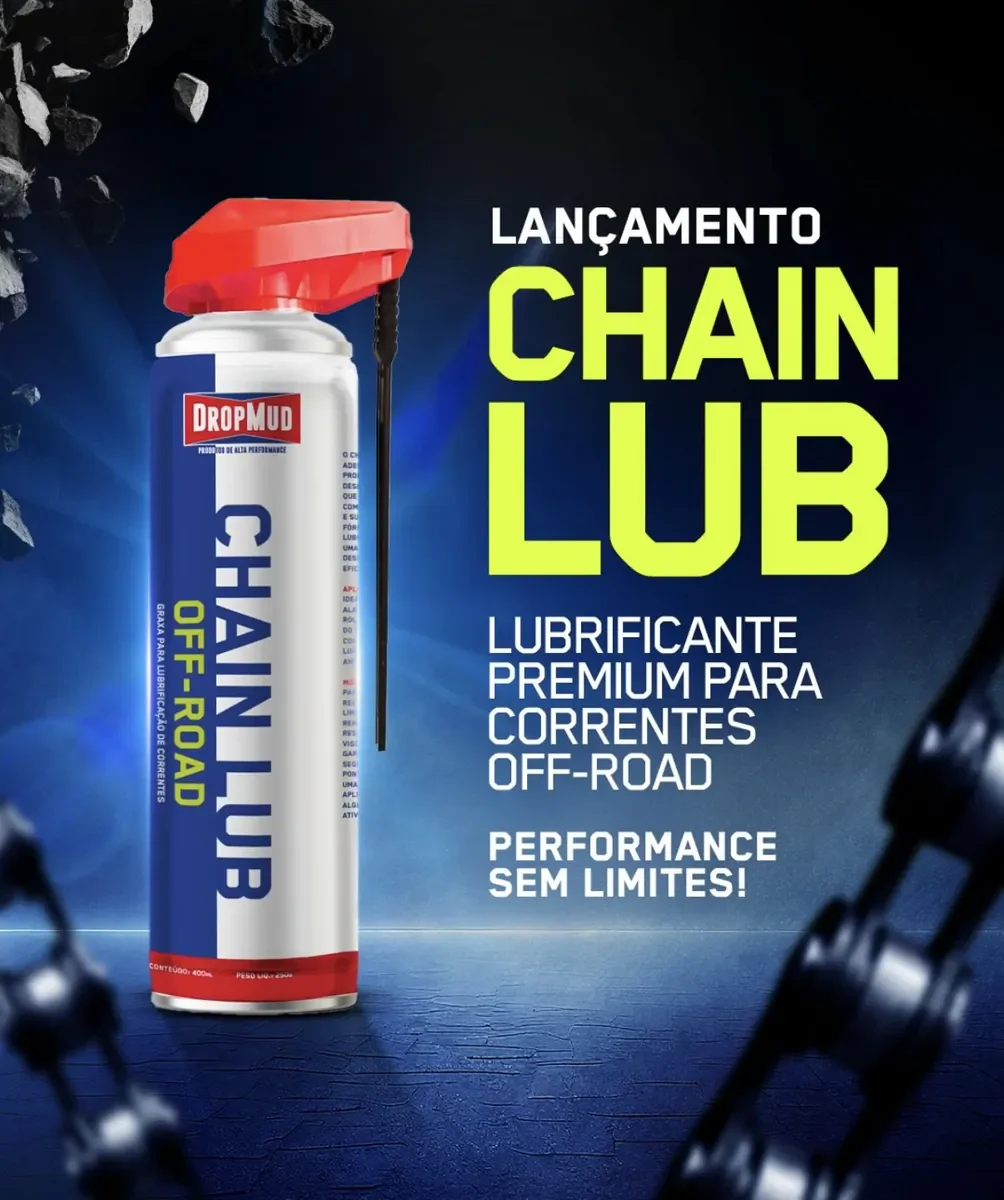 Spray Lubrificante Corrente Dropmud Off Road Chain Lub 400ml – foto 4