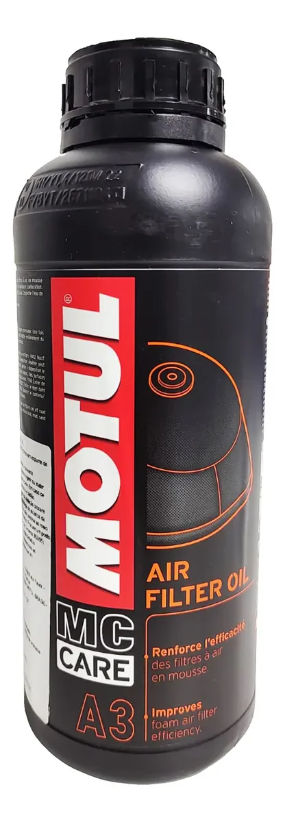 Motul 1 L A3 Filter Oil Mc Care Lubrificante Limpador Filtro