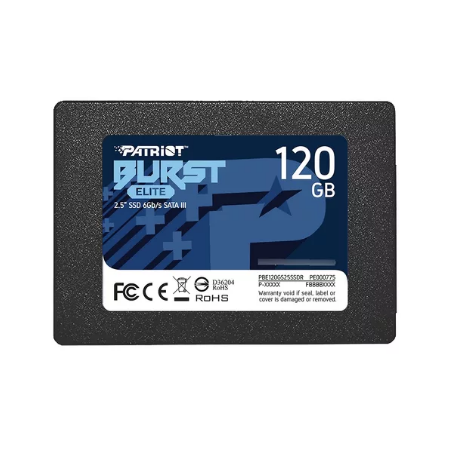 SSD 120GB PATRIOT BURST ELITE SATA III 2.5 PBE120GS25SSDR