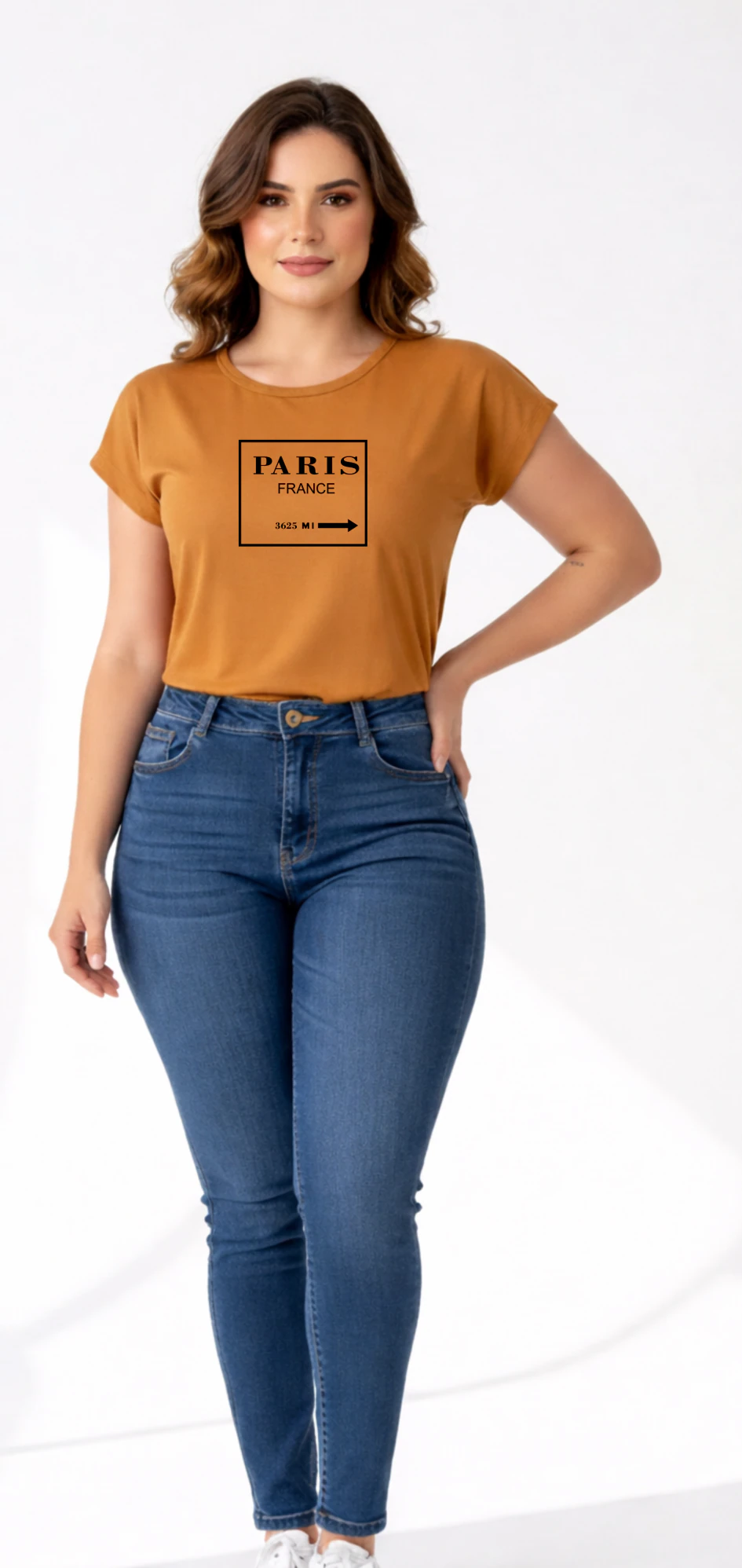 BLUSA FEMININA VISCOLYCRA – PARIS – foto 3