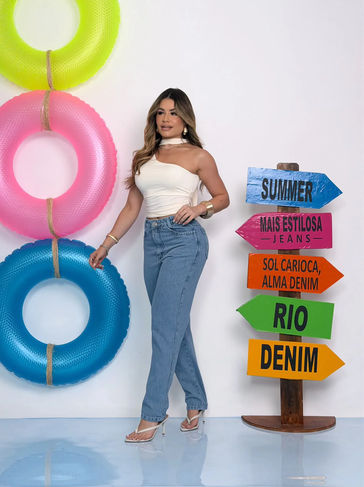 Calça Mom Oliva