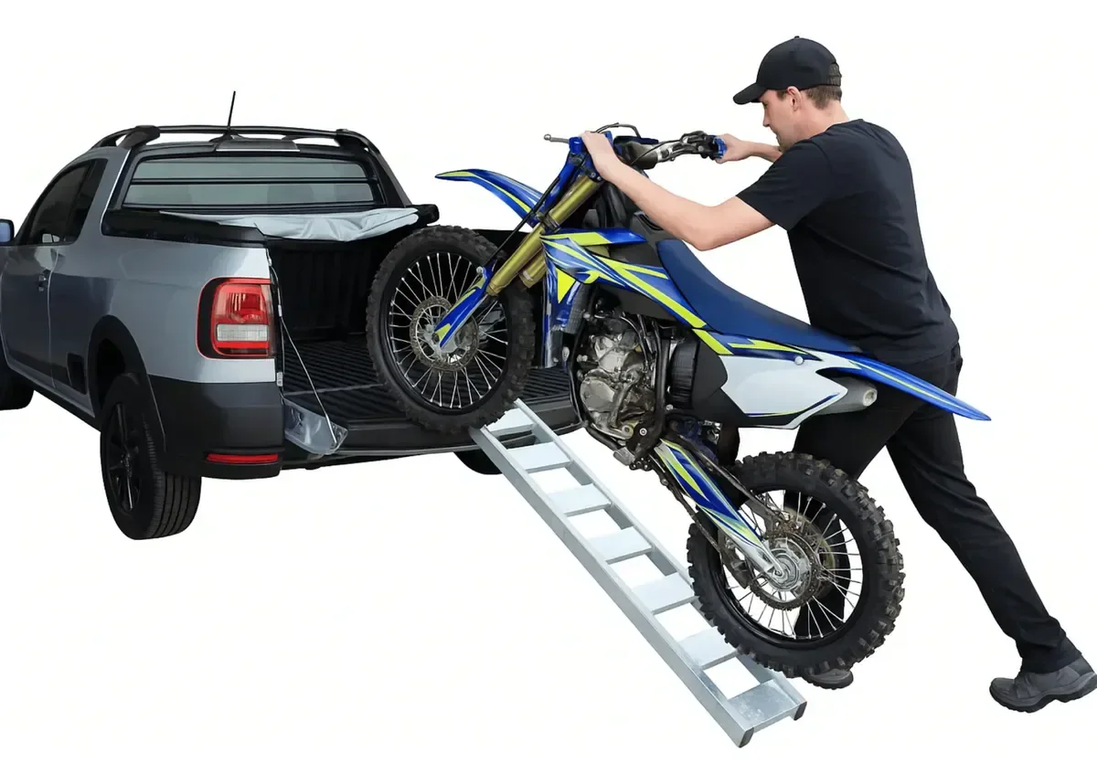 Rampa Alumínio 1,5 Metros P/ Carregar Moto Motocross Start – foto 5