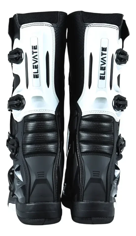 Bota Motocross Elevate Branco E Preto Trilha Enduro Off-Road Tam.41 – foto 6