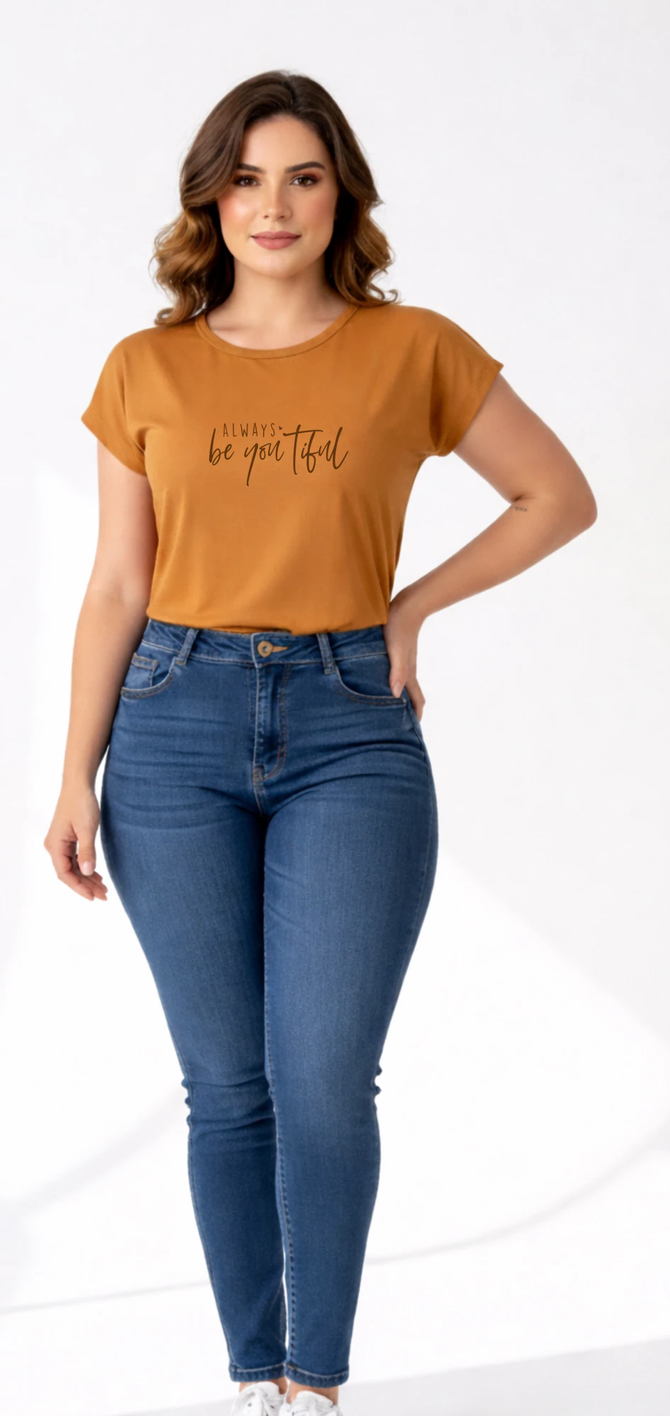 BLUSA FEMININA  VISCOLYCRA  - ALWAYS BE YOU TIFUL – foto 3