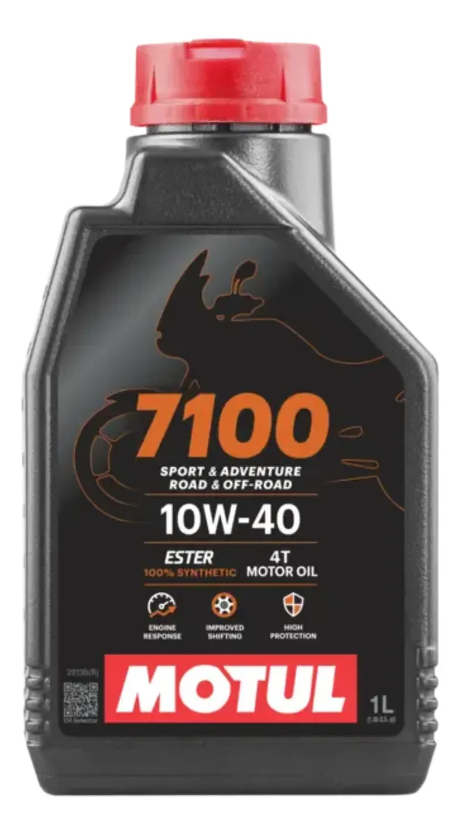 Óleo Para Motor De Moto Motul 7100 10w-40 4t 1l