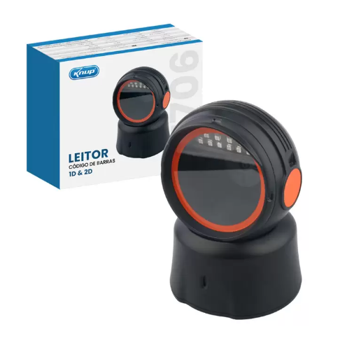 LEITOR CODIGO DE BARRAS 1D / 2D KNUP LE706