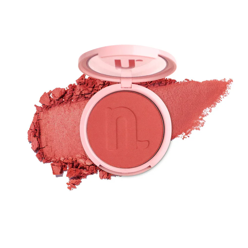 Blush Compacto Rosa Quente