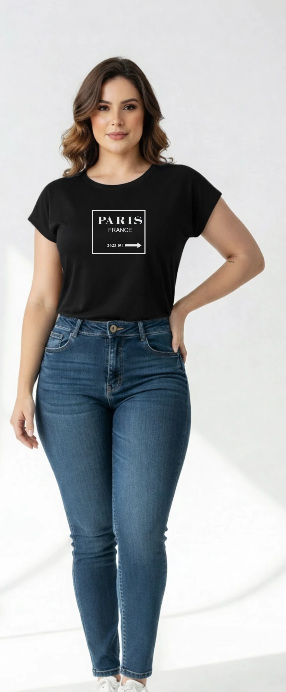 BLUSA FEMININA VISCOLYCRA – PARIS – foto 4