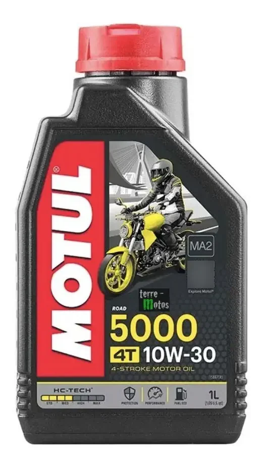 Óleo Para Motor De Moto Motul 5000+ 10w30 4t 1L